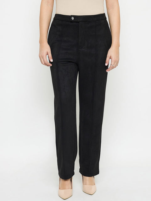 Madame Black Tapered Trousers