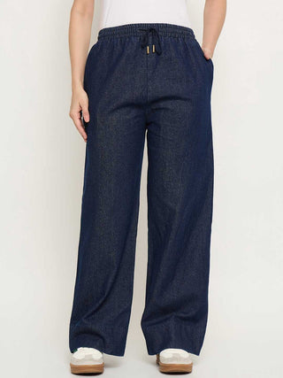 Madame Dark Blue Baggy Jeans