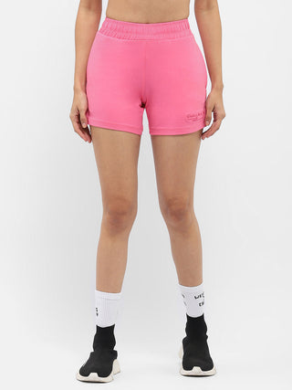 mSECRET Typography Pink Running Shorts