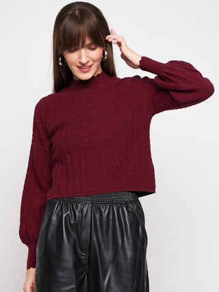 Madame Wine Pull-On Sweater