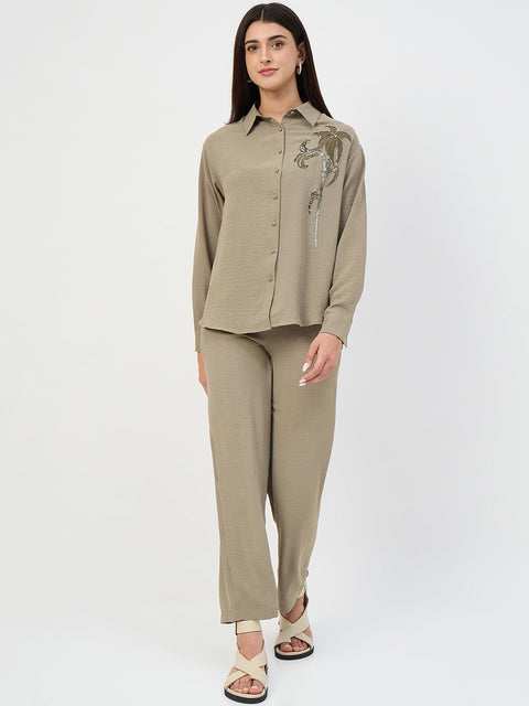 Madame Olive Embroidered Shirt