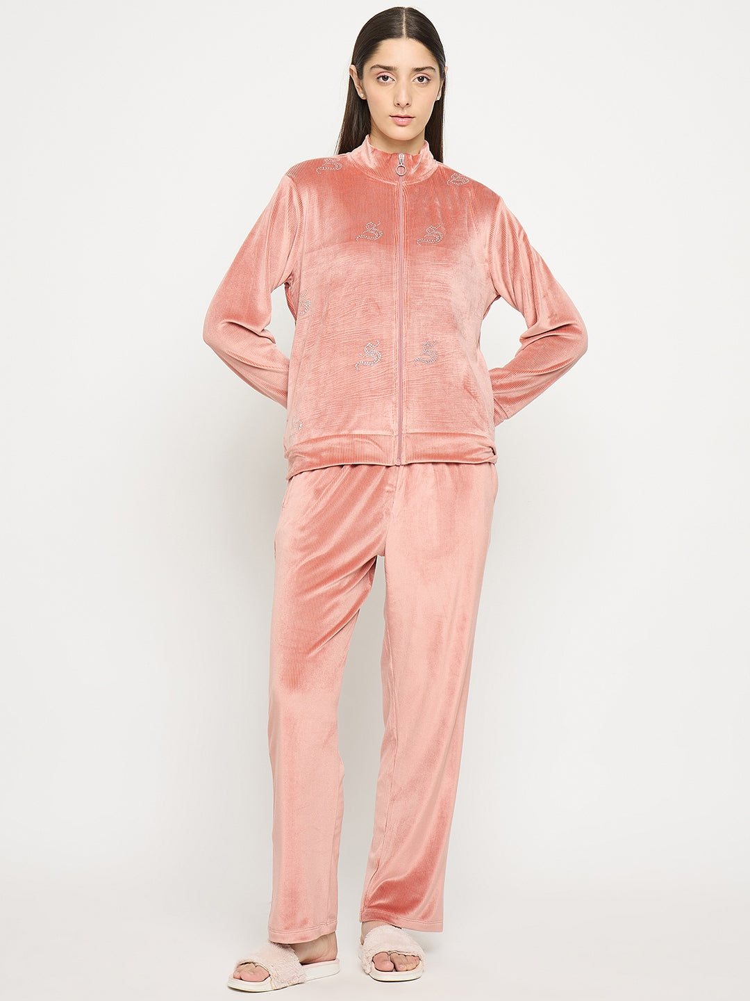 mSECRET Rust High Neck Night Suit color swatch