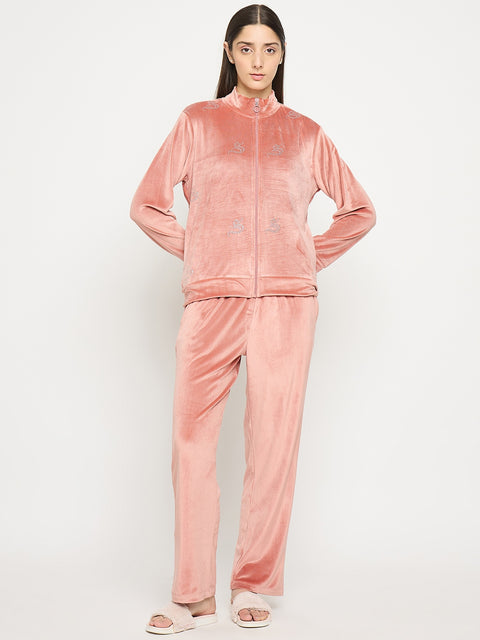 mSECRET Rust High Neck Night Suit
