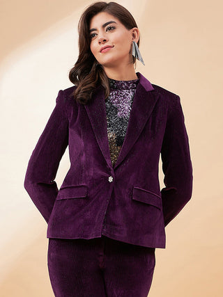 Madame Purple Blazer