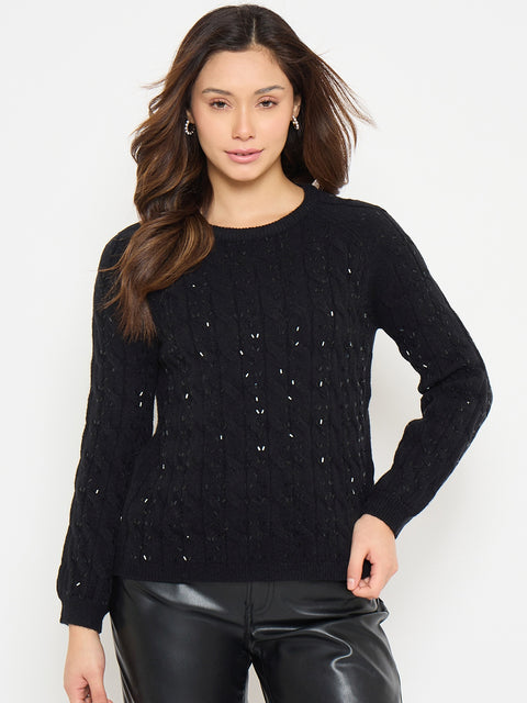 Madame Black Knit Sweater