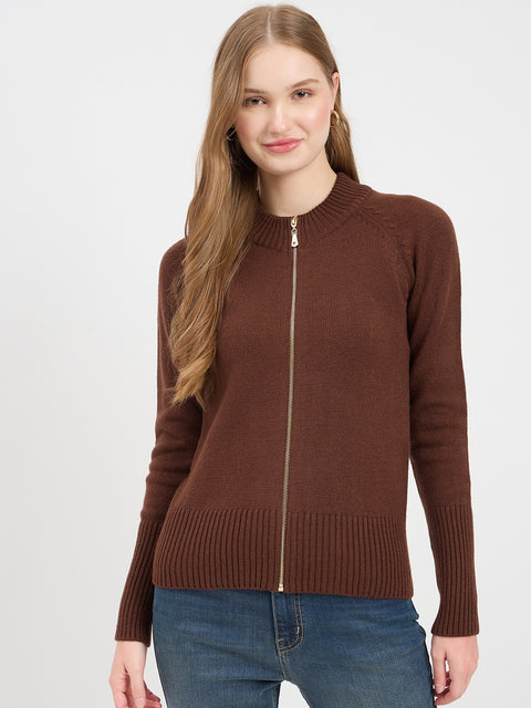Madame Crew Neck Brown Sweater