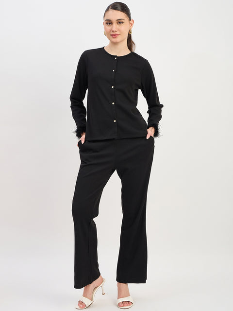 Madame Black Full Sleeve Shirt
