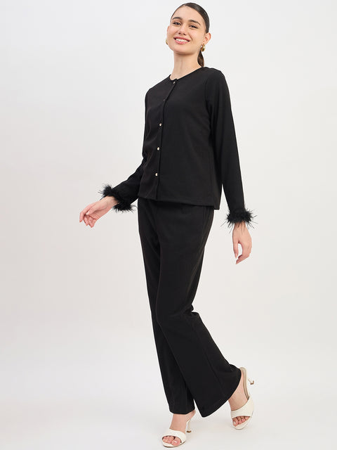 Madame Black Full Sleeve Shirt
