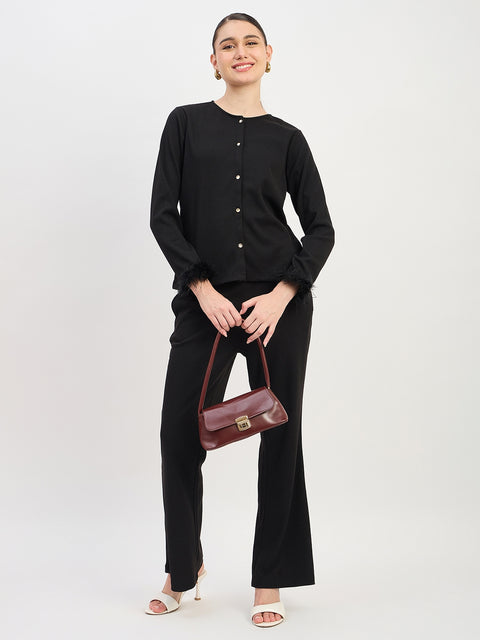 Madame Black Full Sleeve Shirt