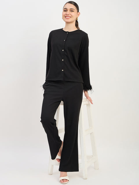 Madame Black Full Sleeve Shirt