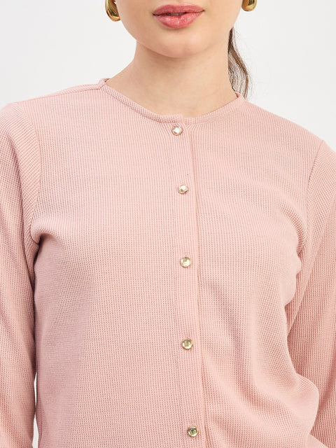 Madame Pink Full Sleeve Shirt