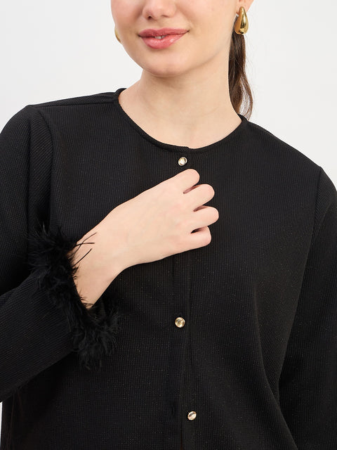 Madame Black Full Sleeve Shirt