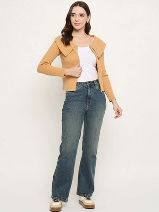 Madame Double Wash Tinted Bootcut Jeans