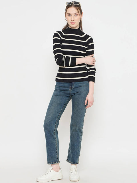 Madame TInted Green Straight Fit Jeans
