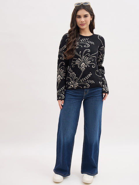 Madame Mid Blue Wide-Leg High-Rise Jeans