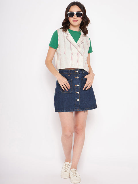 Madame Beige Lapel Collar Neck Shrug