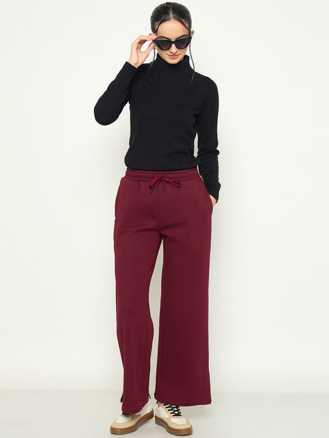 mSECRET Maroon Track Bottoms