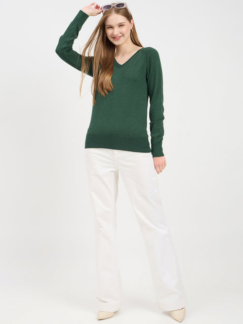 Madame Designer Bottle Green Sweater