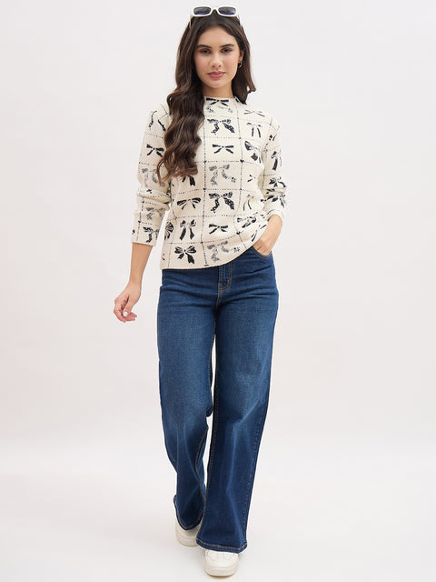 Madame Beige Knitted Sweater
