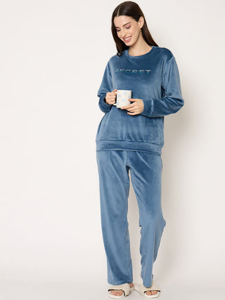 mSECRET Teal Winter Track Bottoms