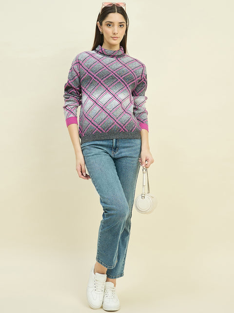 Madame Ombre Mock Neck Sweater