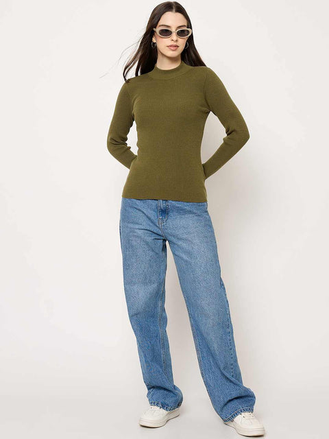 Madame Viscose Blend Green Skeeve
