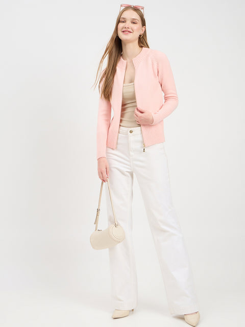 Madame Designer Peach Sweater