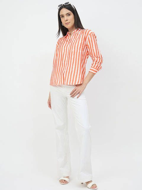 Madame Orange Viscose-Blend Shirt