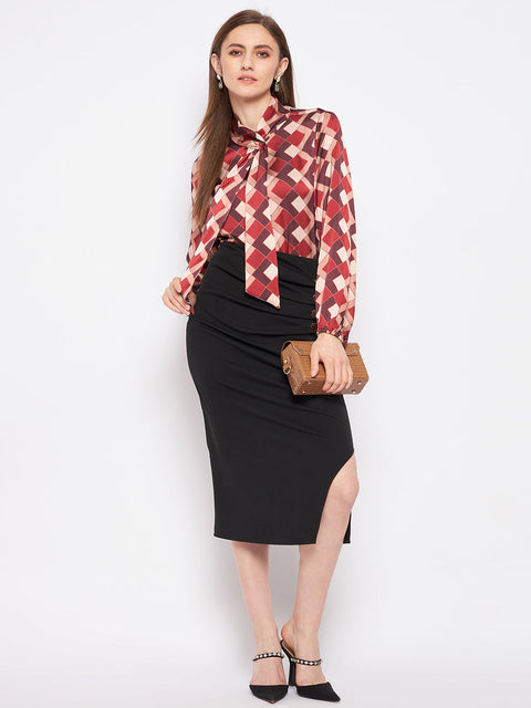 Madame Peach Cut-Out Top