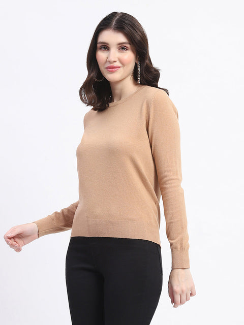 Madame Crew Neck Brown Sweater