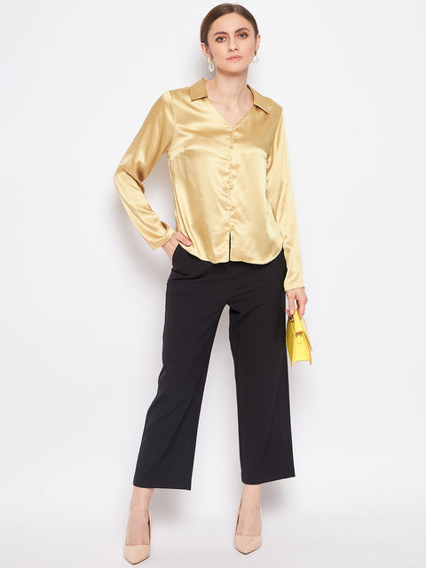 Madame Mustard Satin Shirt