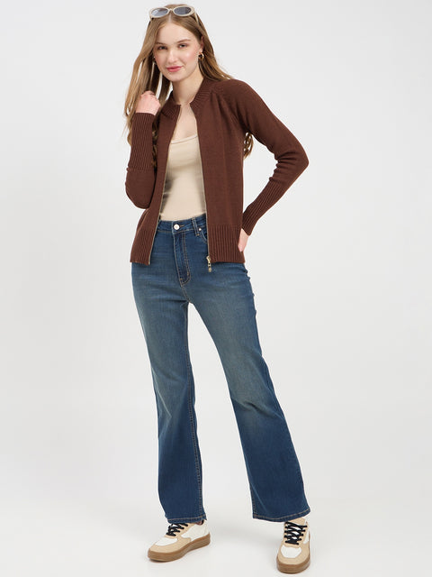 Madame Crew Neck Brown Sweater