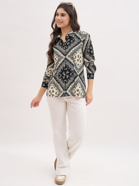Madame Printed Rayon Blend Shirt