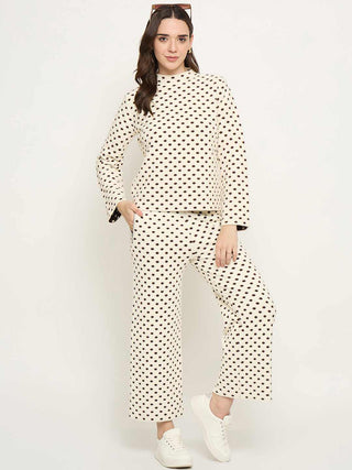 Madame Beige Knit Co-ord Set