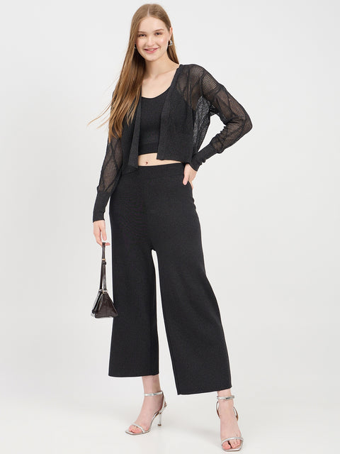 Madame Black Knit Co-ord Set