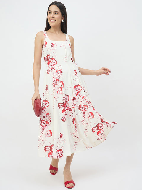 Madame Off-White Stretch Bodycon Dress