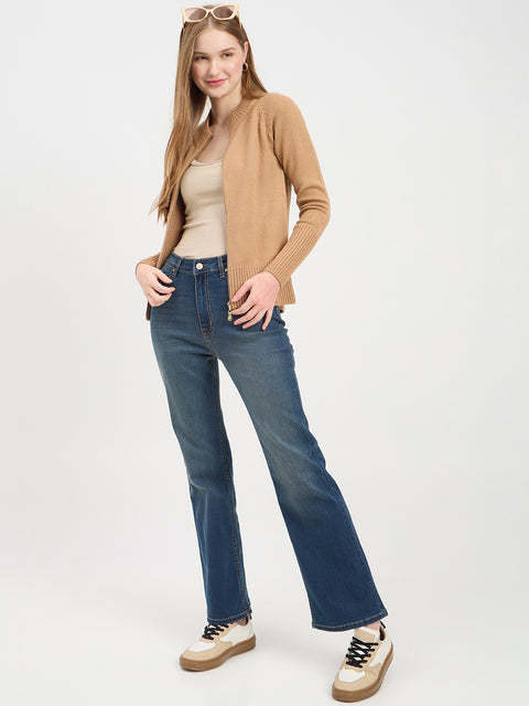 Madame Fawn Zipper Sweater