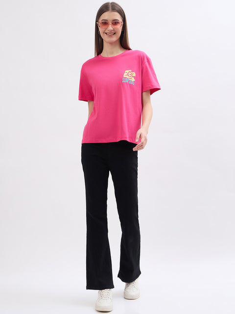 Madame Graphic Print Cotton T-Shirt