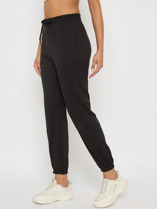 mSECRET Black Elastic Hem Cotton Joggers