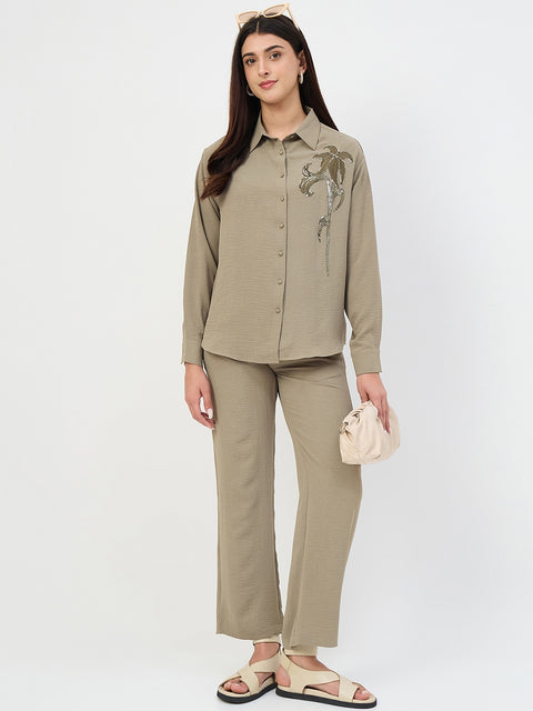 Madame Olive Embroidered Shirt