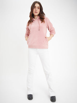 Madame Solid Blush Sweat-Shirt