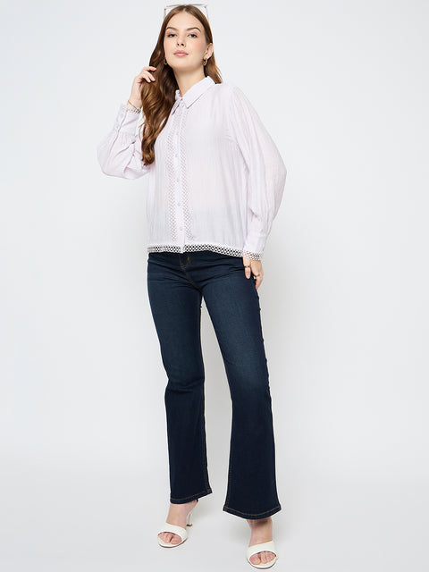 Madame Rayon Blend Lilac Shirt