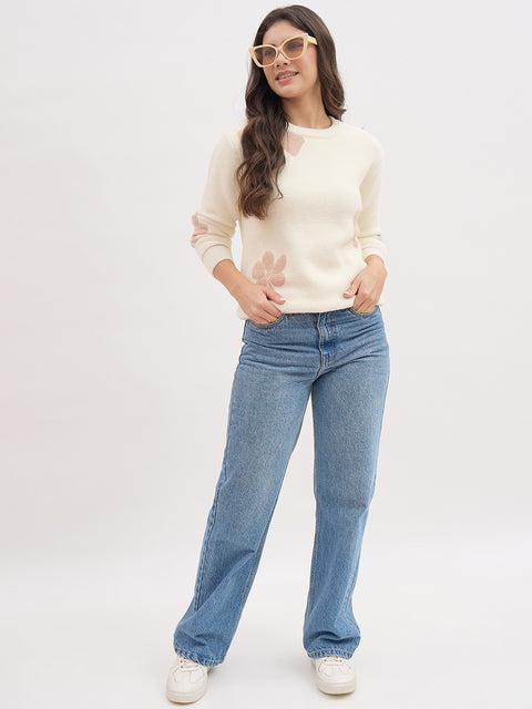 Madame Beige Knitted Sweater
