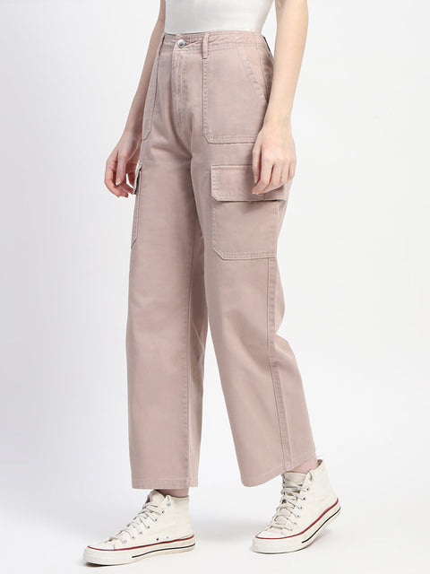 Madame Relax Fit Khaki Cargo Pants
