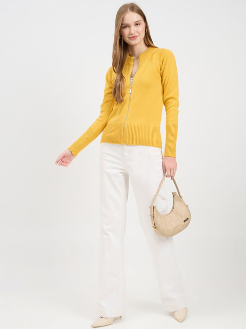 Madame Mustard Zipper Sweater