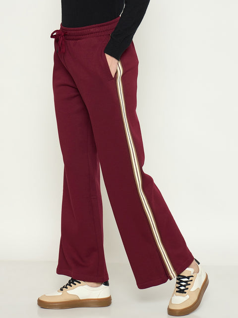 mSECRET Maroon Track Bottoms