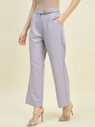 Madame Lilac Relaxed Fit Trousers
