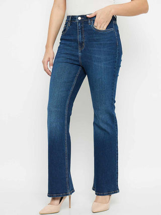 Madame Dark Blue Flared Jeans