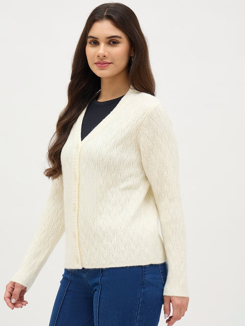 Madame Off White Cardigan