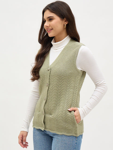 Madame Green Cardigan